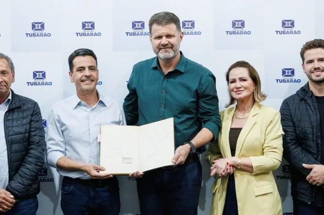 Denis Matiola assume interinamente a Prefeitura de Tubarão