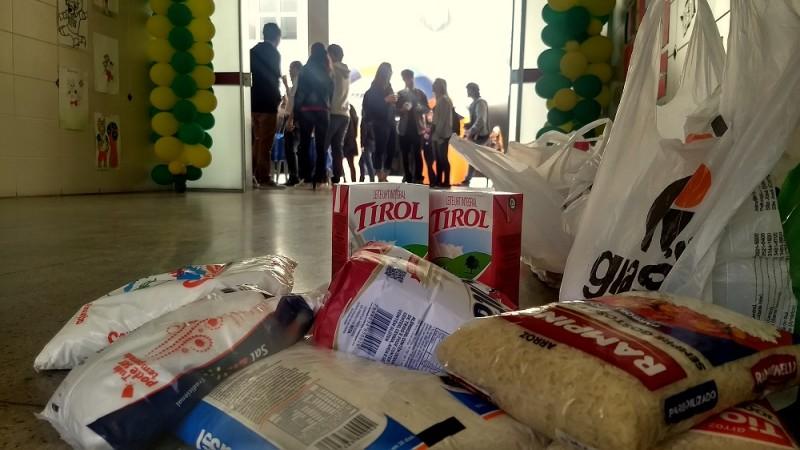 Instituições beneficentes receberão meia tonelada de alimentos