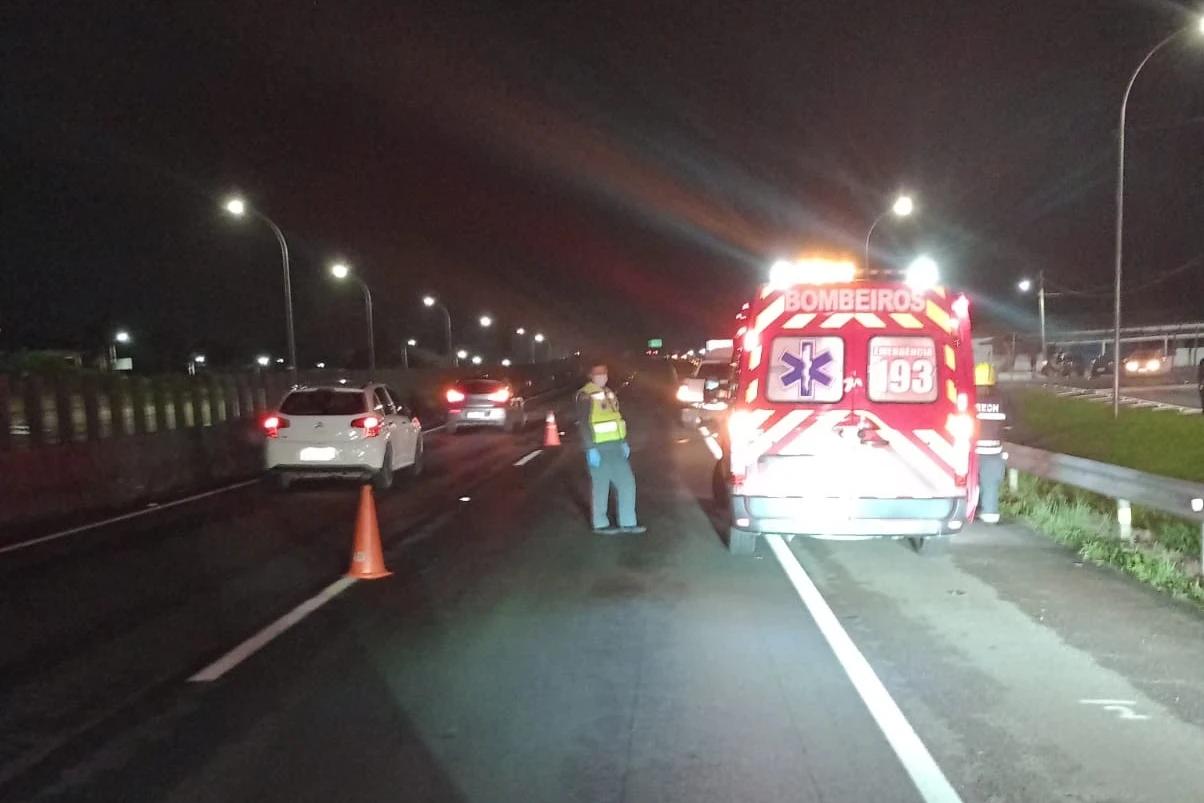 Pescaria Brava: motociclista morre após acidente de trânsito na BR-101