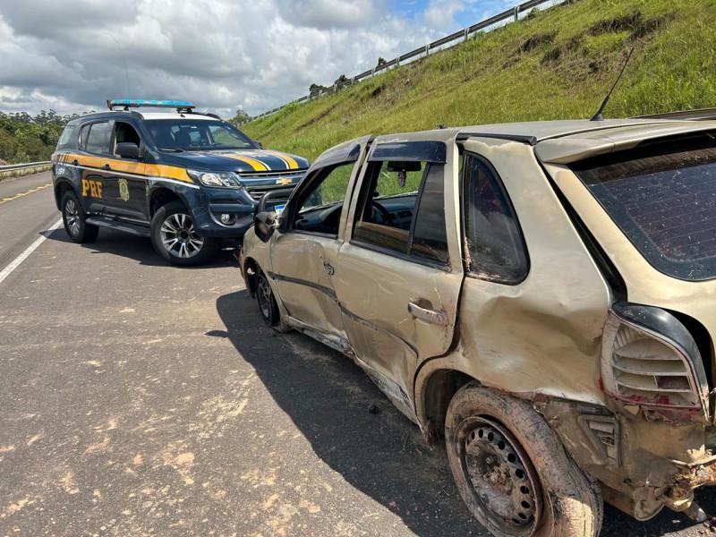 Perseguição termina com apreensão de 240 quilos de maconha que seriam entregues em Criciúma