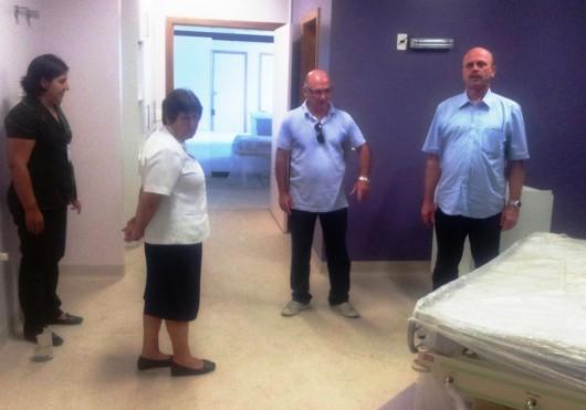 Ronaldo Benedet visita Hospital Infantil Santa Catarina