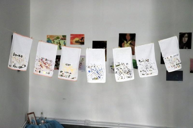 Sala Edi Balod abre exposição com pintura ao vivo