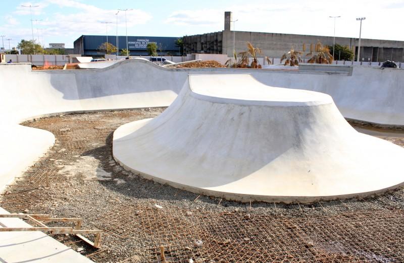 Construção do skatepark entra na reta final em Criciúma