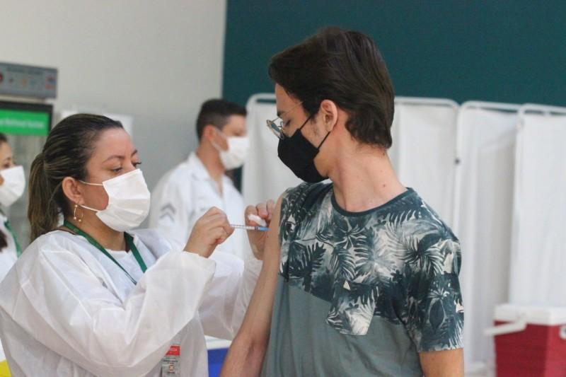 Sábado de vacinação contra a Covid-19 em Criciúma