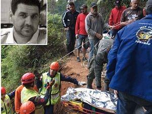 Homem não resite ao cair de ribanceira em acidente 