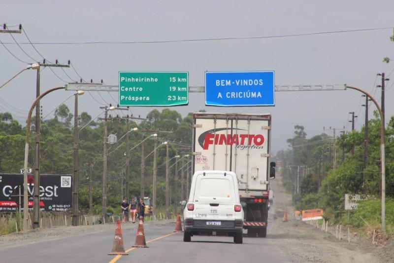 Revitalização da rodovia Jorge Lacerda atinge 75% de conclusão