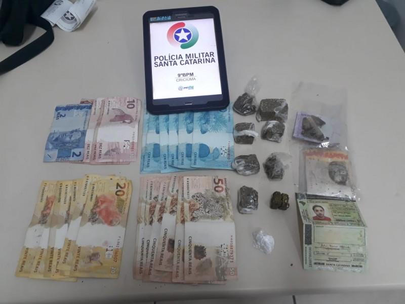 Três são detidos por tráfico de drogas na Praça do Congresso 