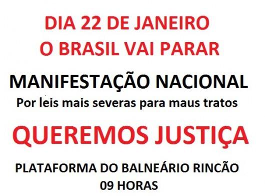 Ongs fazem mobilização contra crueldade a animais