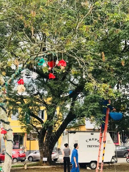 Estrutura é montada para abertura do Natale di Treviso