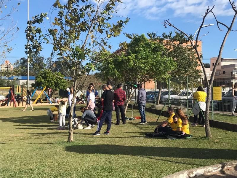 Piquenique da família é realizado no Parque das Nações