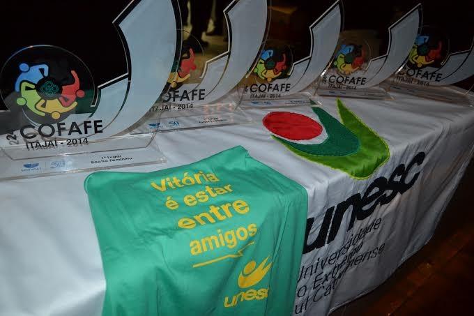 Unesc conquista três medalhas de ouro e duas de prata na Cofafe