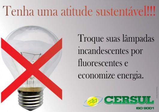 Cersul pede a substituição de lâmpadas para outras mais econômicas