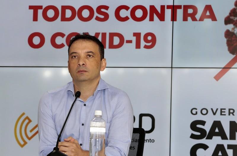Helton Zeferino pede exoneração do cargo de secretário de Estado da Saúde de Santa Catarina