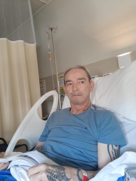 Sargento da reserva precisa de ajuda para internação particular; ele é portador de fibrose pulmonar