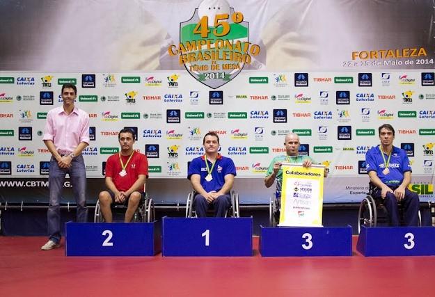 Tênis de mesa de Criciúma conquista medalhas no Brasileiro