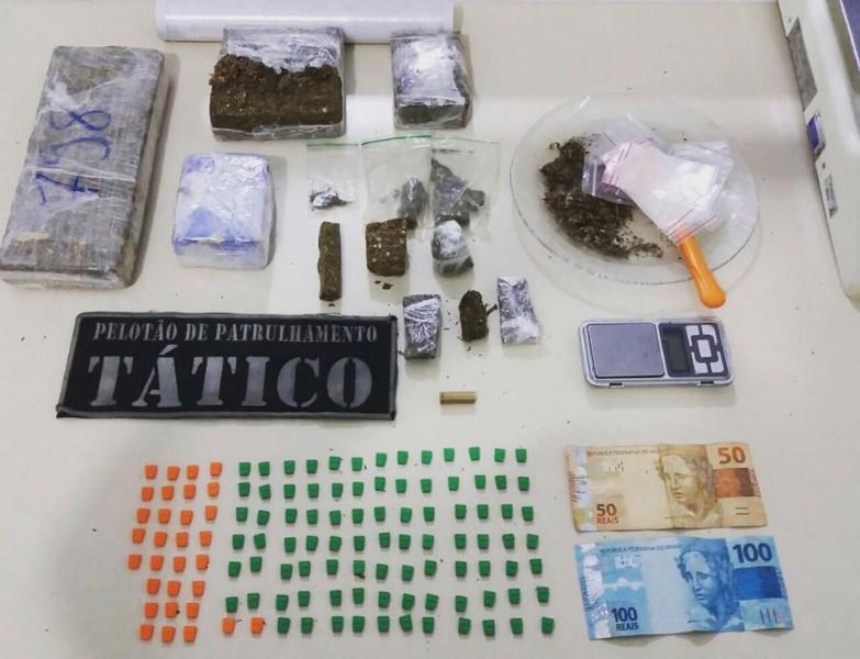 Jovem é preso com mais de um quilo de maconha em Tubarão 