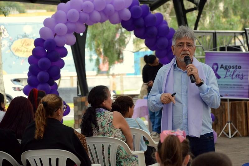 Agosto Lilás: palestra busca a conscientização e o combate a violência contra a mulher