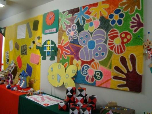 Brinquedos pedagógicos em exposição na Unesc
