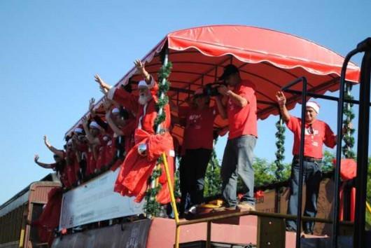 Trem de Natal faz festa em Siderópolis