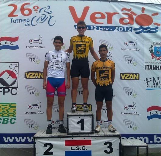 Criciúma no topo do pódio no 26º Torneio de Verão de Ciclismo