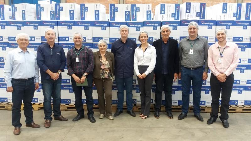 Comitiva da Fiesc visita empresa Cristalsul – Cristalcopo