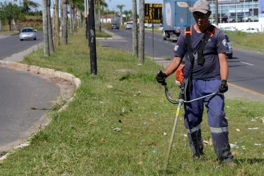 Força-tarefa para limpeza e manutenção da avenida Centenário e avenida Jorge Elias de Lucca