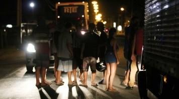 Tumulto é registrado em protesto 