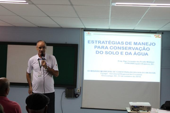Projeto Terra Fértil estimula a conservação do solo e a capacitação dos agricultores de Urussanga
