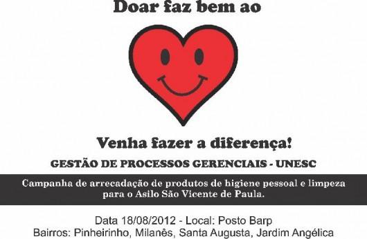 Acadêmicos fazem campanha para ajudar asilo