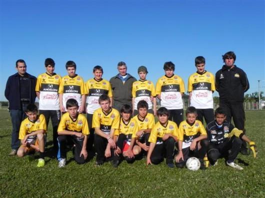 Novos uniformes para o projeto Tigrinhos de Forquilhinha 