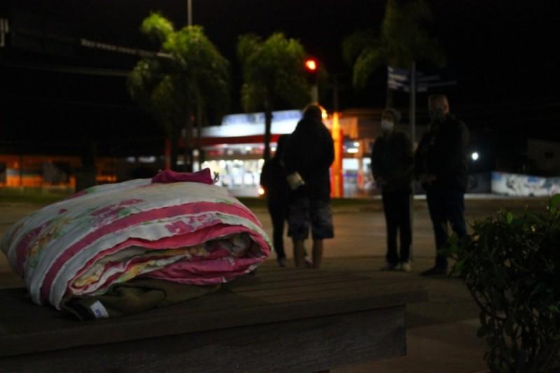 Criciúma intensifica acolhimento a moradores em situação de rua com a previsão da chegada de frio