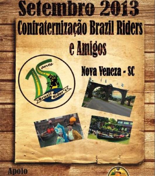 Nova Veneza recebe o grupo Brazil Riders neste fim de semana
