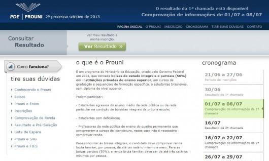ProUni: Documentação deve ser apresentada até o dia 8 de julho