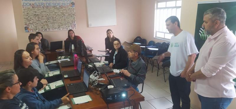 Siderópolis: agricultores participam de curso de emissão de nota fiscal eletrônica