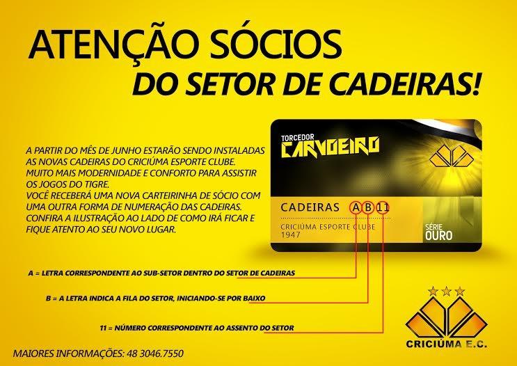 Sócios de cadeiras do Tigre devem trocar as carteirinhas