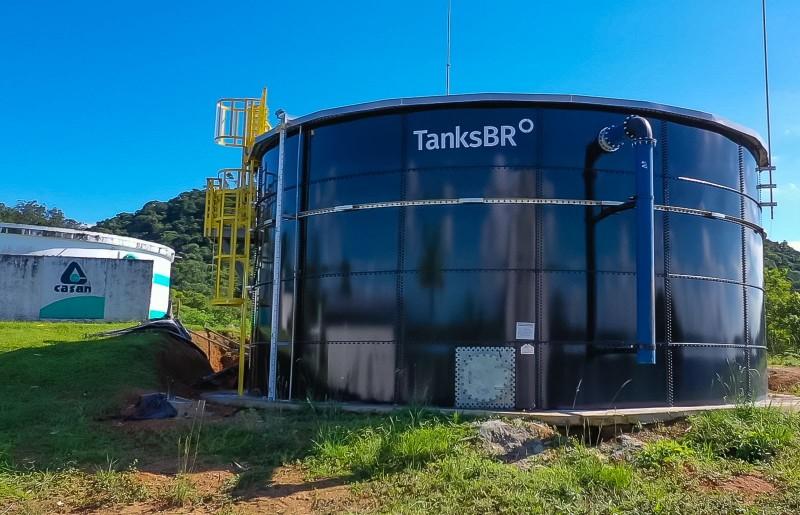 Casan dobra a capacidade de água com novo reservatório em Lauro Müller