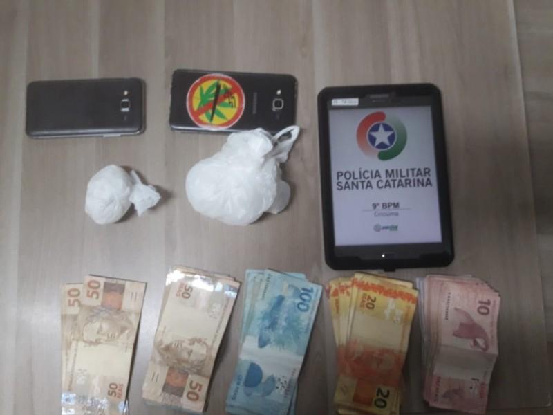 Dois homens são presos por tráfico de drogas em Criciúma 