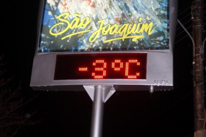 Em vez da neve, a maior chuva congelada