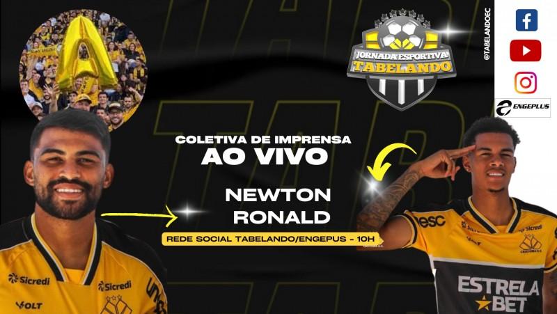 Ao vivo: Apresentação dos volantes Ronald e Newton