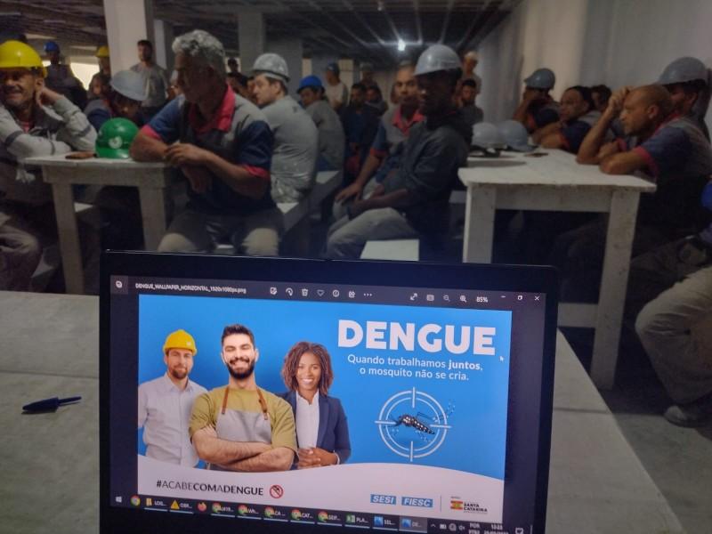 Ação em combate a dengue será realizada em canteiro de obra da Construtora Fontana 