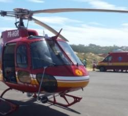 Após afogamento, vítimas são socorridas pelo Helicóptero Arcanjo