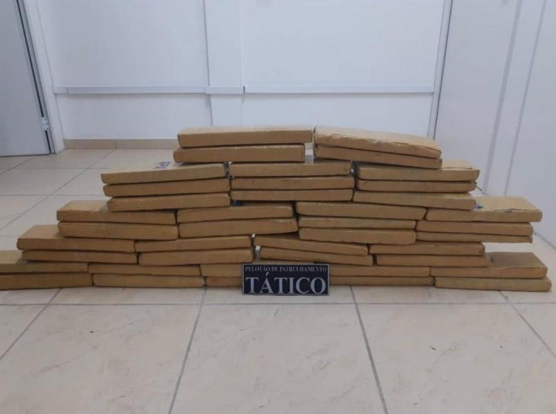 Polícia Militar apreende 49 kg de maconha em Criciúma