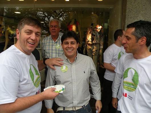 Eleitor ficha limpa no calçadão