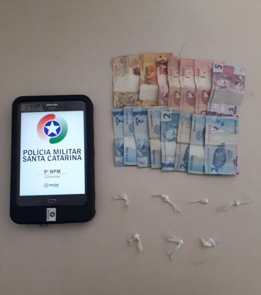 Jovem de 19 anos é preso por tráfico de drogas 
