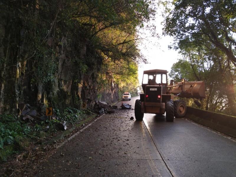 Trânsito totalmente liberado na Serra do Rio do Rastro em Lauro Müller 