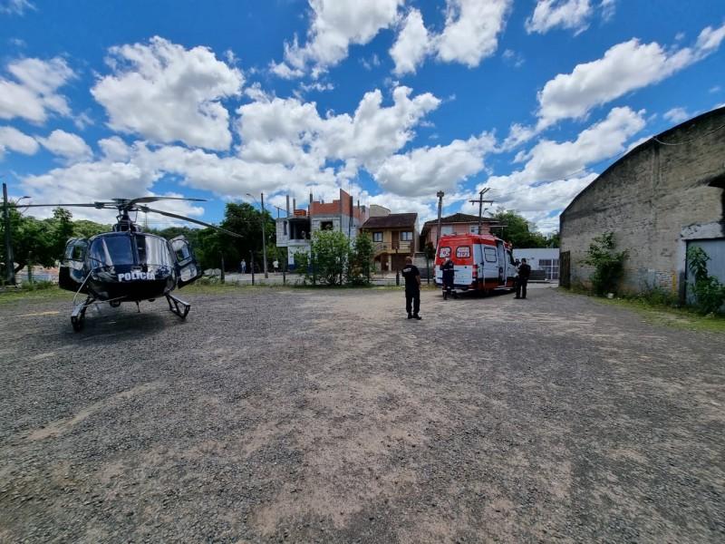 Serviço Aeromédico realiza transferência de paciente com ataque cardíaco 
