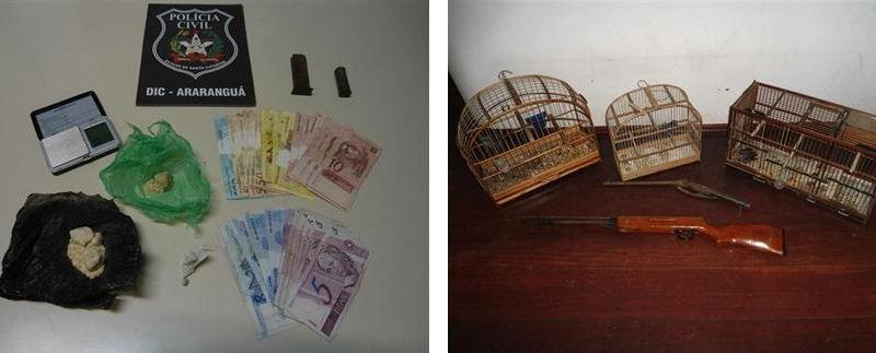 Polícia Civil prende dois por tráfico de drogas