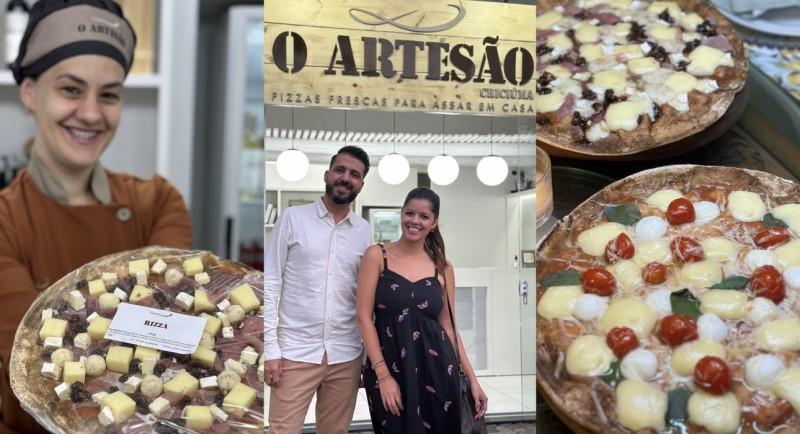 O artesão um novo conceito de pizza na cidade