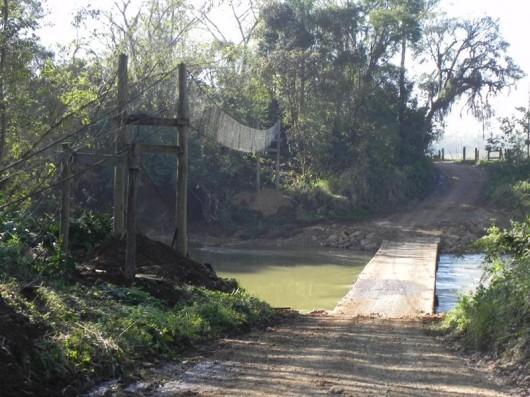 Ponte pênsil será reformada