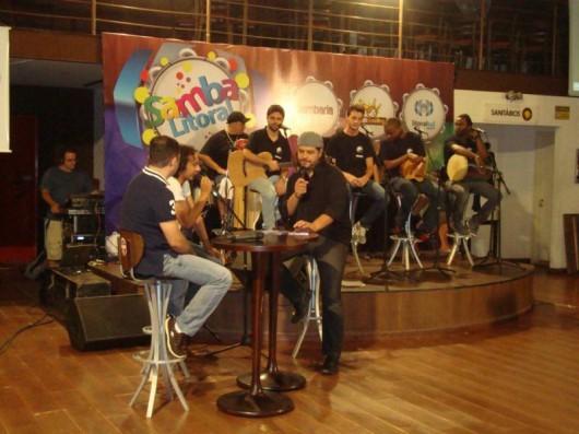 Clima de seresta nesta quinta na gravação do Samba Litoral